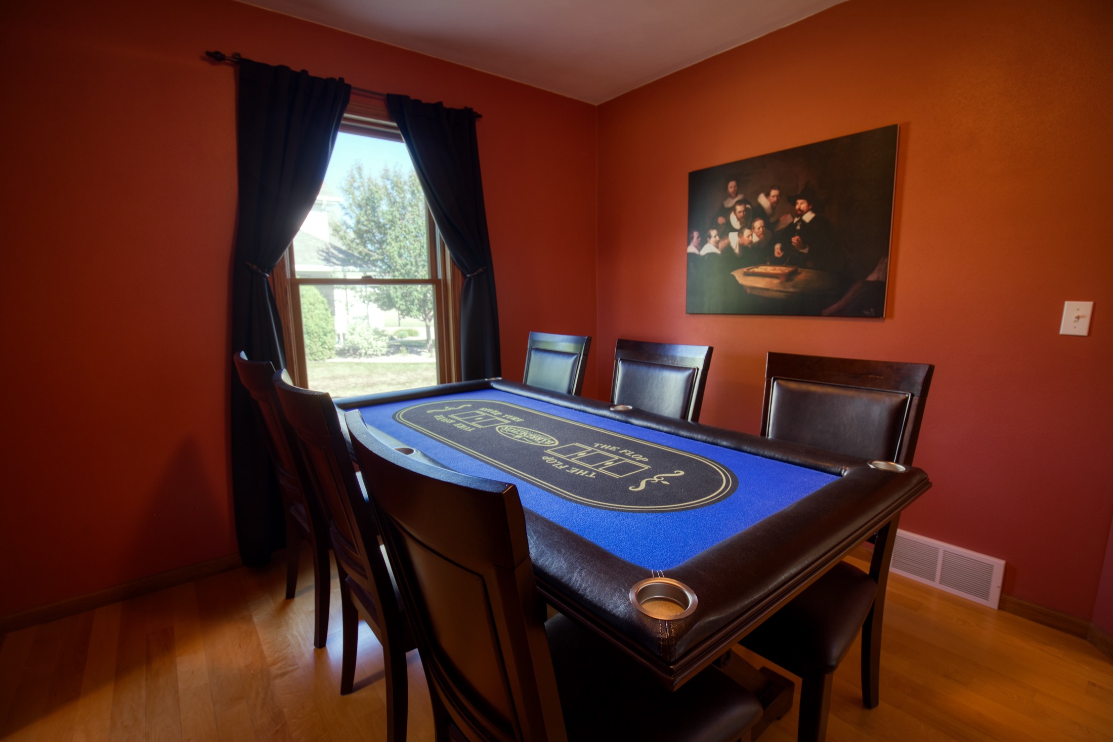 The interior of a home that was sold by a real estate company.